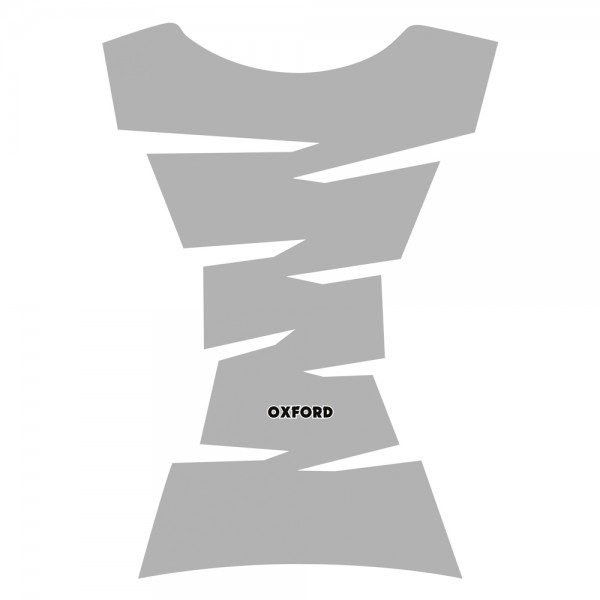 Oxford OXFORD JAGGED TANK PROTECTOR SILVER